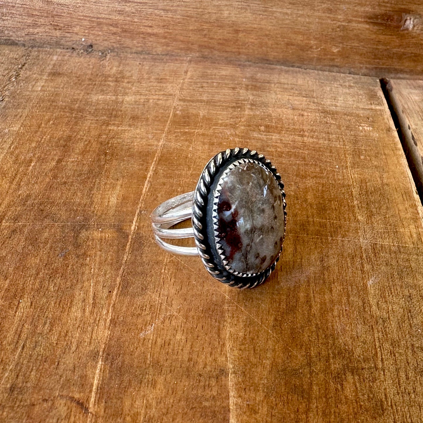 Petrified Palm Wood Ring