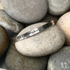 Hand Stamped Diamondback Cuff Bracelet