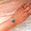 Fox Turquoise Sterling Silver Cuff Bracelet