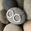 Handstamped Dangle Hoops - Free Spirit Collection