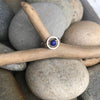 Lapis Lazulli Sterling Silver Galaxy Ring Size 7
