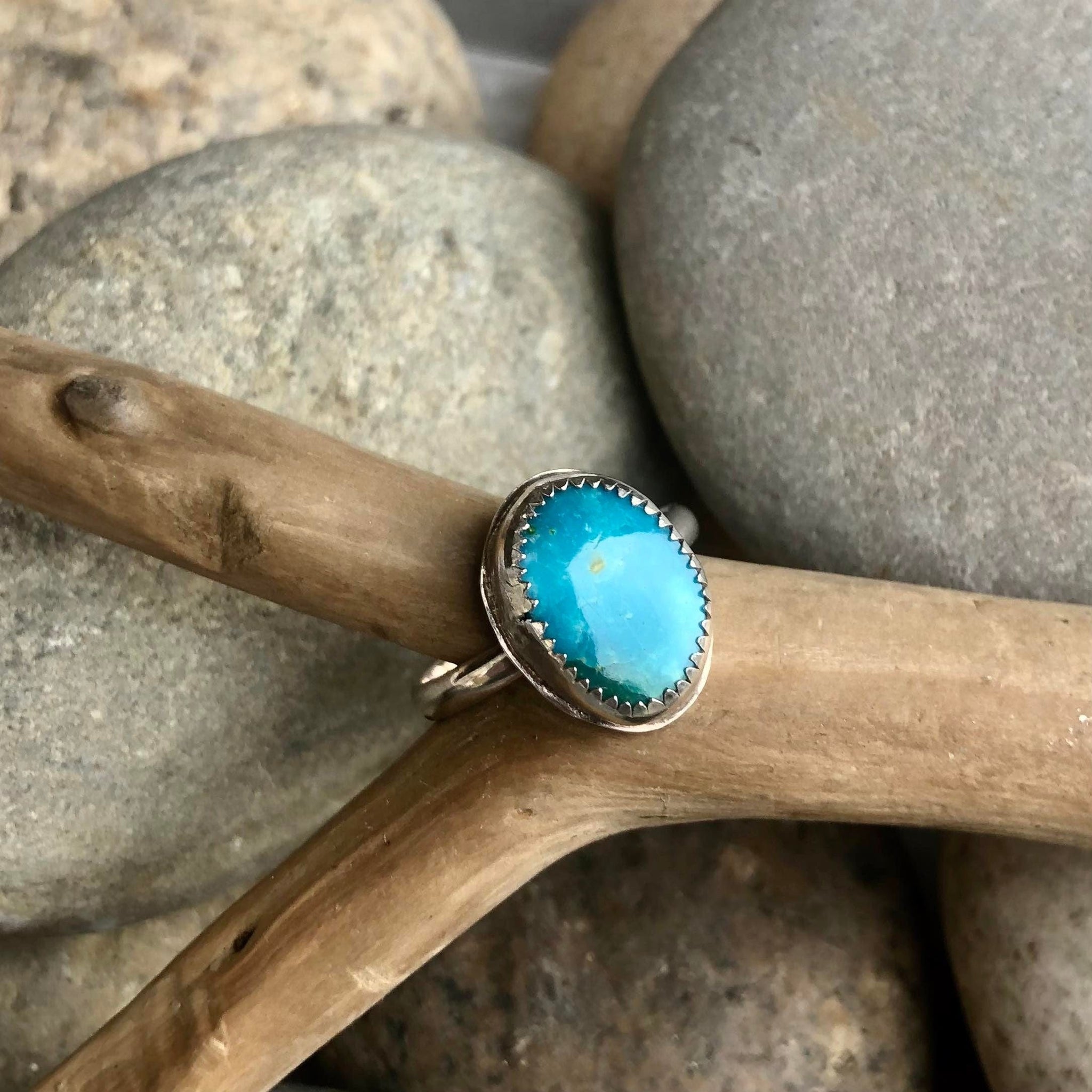 Turquoise Mountain Solitaire Ring 1